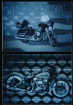 Two Diff. Collect-A-Card Harley-Davidson Hologram Cards