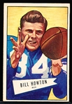 1952 Bowman Football Small- #21 Bill Howton, Packers