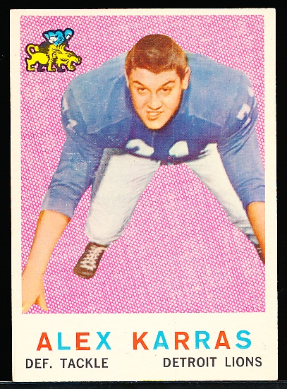 1959 Topps Football- #103 Alex Karras RC
