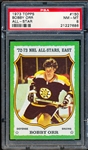 1973-74 Topps Hockey- #150 Bobby Orr, Bruins- PSA Nm-Mt 8