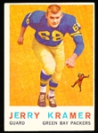 1959 Topps Football- #116 Jerry Kramer RC, Packers