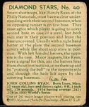 1934-36 Diamond Star Baseball- #40 Blondy Ryan, Phillies