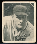 1936 Goudey B&W Bb- Chuck Klein- (OUT/ SINGLE Back)