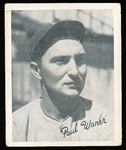 1936 Goudey B&W Bb- Paul Waner, Pirates- (Strike/Out Back)