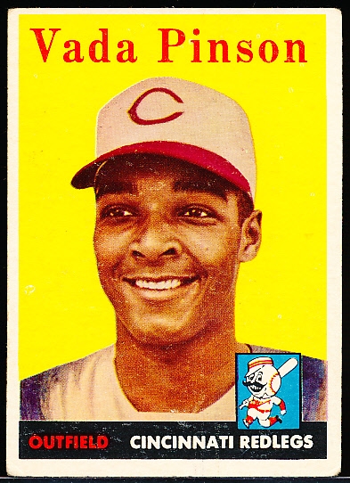 1958 Topps Baseball- #420 Vada Pinson RC