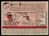 1958 Topps Baseball- #464 Curt Flood RC, Cardinals