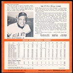 1964 Auravision Baseball Record- Willie Mays