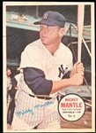 1967 Topps Bb Poster- #6 Mickey Mantle, Yankees
