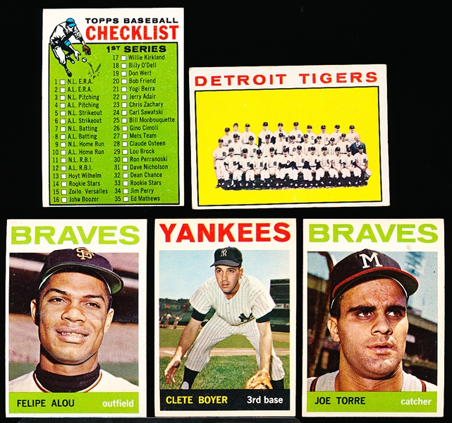 1964 Topps Bb- 5 Diff