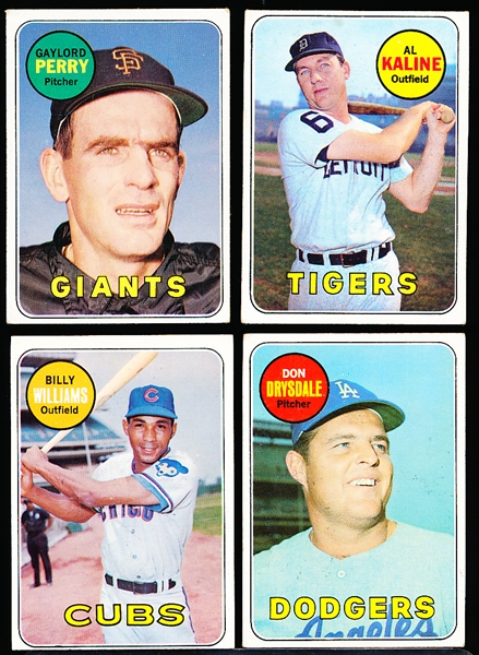 1969 Topps Bb- 4 Diff