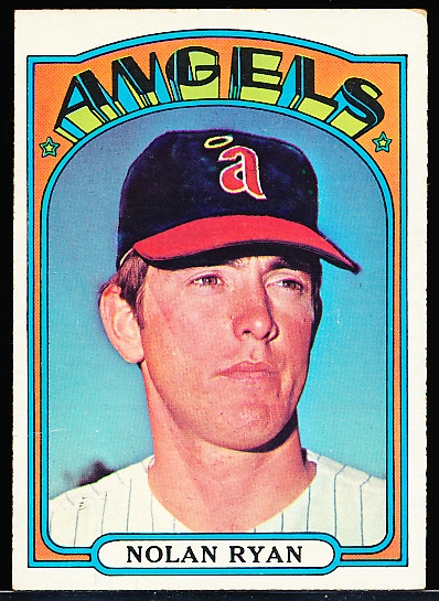 1972 Topps Bb- #595 Nolan Ryan, Angels