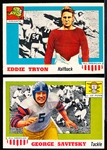 1955 Topps All American Football- 2 Diff