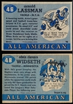 1955 Topps All American Fb- 2 Diff