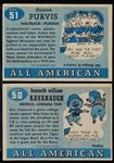 1955 Topps All American Fb- 2 Diff