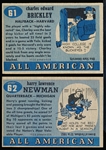 1955 Topps All American Fb- 2 Diff