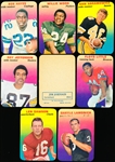 1970 Topps Fb Super Glossy’s- 8 Diff