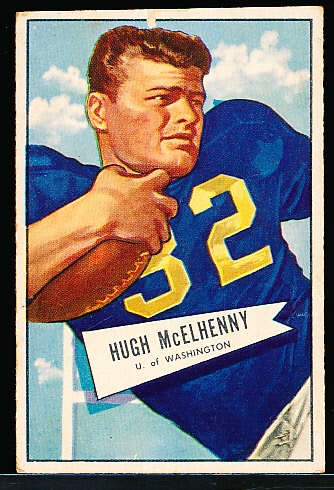 1952 Bowman Small Football- #29 Hugh McElhenny, 49ers