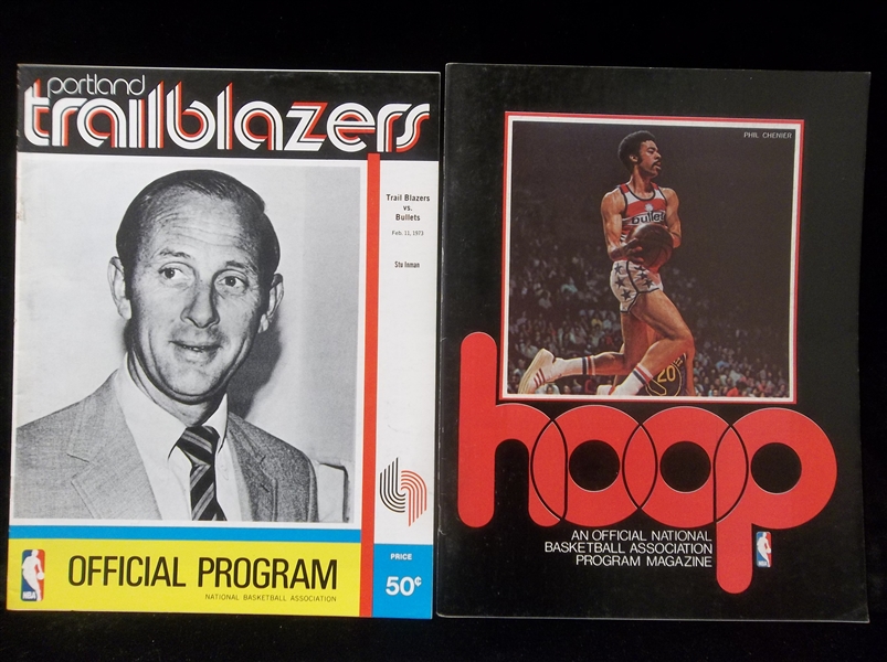 1970’s NBA Programs- 2 Diff.