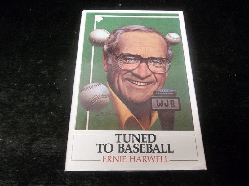 Autographed 1985 Tuned to Baseball by Ernie Harwell- Signed by Harwell