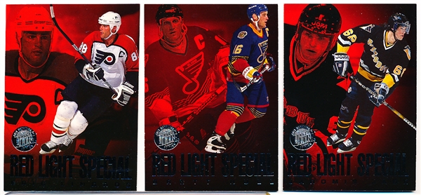 1995-96 Ultra Hockey- Red Light Specials Inserts- 42 Diff