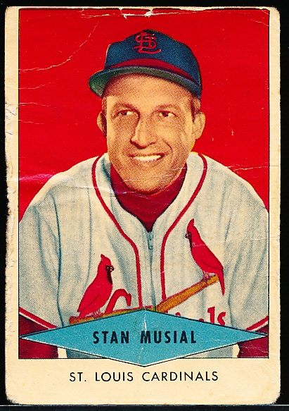 1954 Red Heart Baseball- Stan Musial, Cardinals