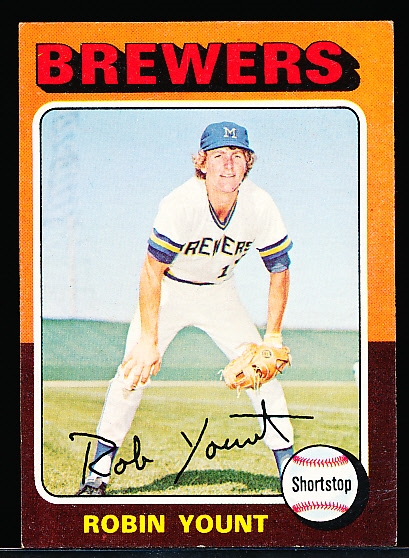 1975 Topps Bb- #223 Robin Yount RC