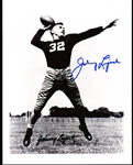 Autographed Johnny Lujack Notre Dame NCAA Ftbl. B/W 8” x 10” Photo