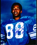 Autographed Charlie Sanders Detroit Lions NFL Color 8” x 10” Photo
