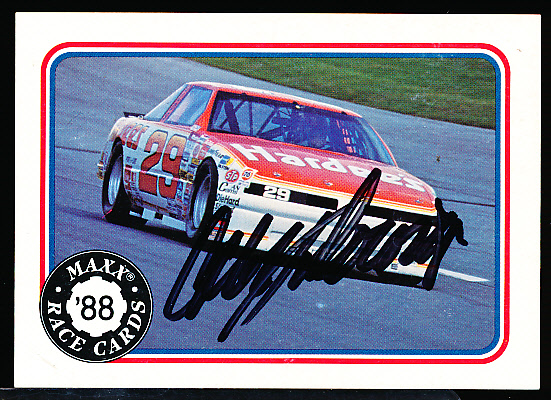 Lot Detail - Autographed 1988 Maxx NASCAR #4 Hardee’s Oldsmobile ...