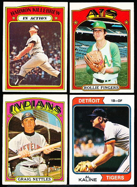 Four Baseball Cards