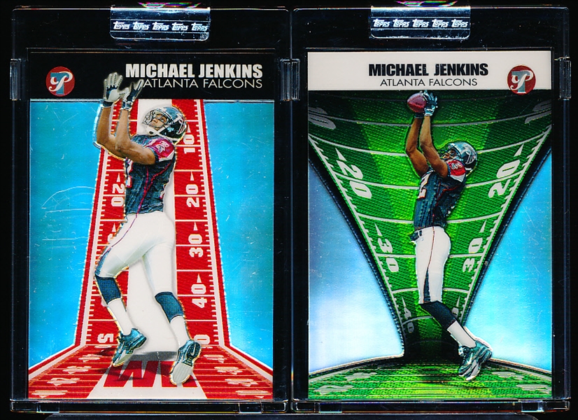 2004 Topps Pristine Football- 2 Diff Refractors- Uncirculated