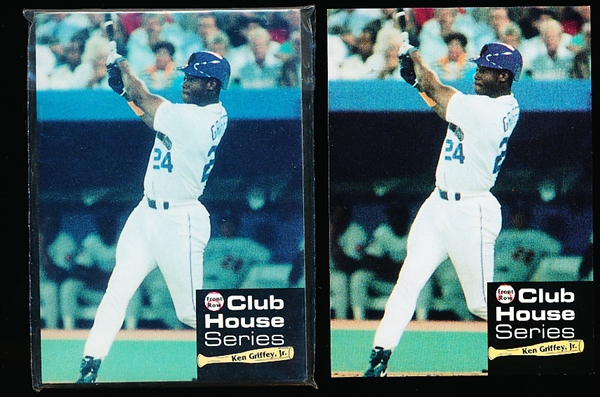 1992 Front Row Clubhouse Collection Ken Griffey Jr. Factory Sealed Set of 10 Plus a Promo Card