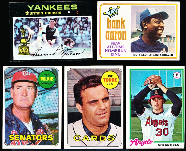 Five Baseball Cards