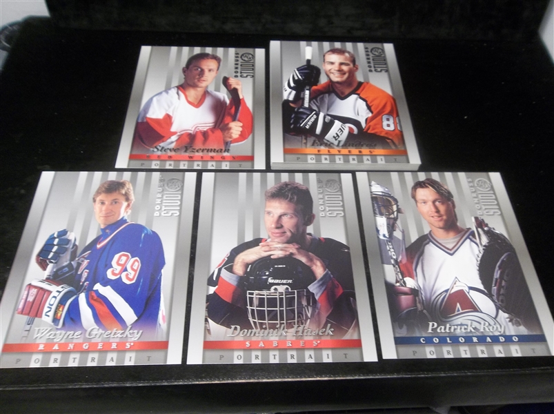 1997-98 Studio Hockey- “Portraits” 8x10” Complete Set of 36