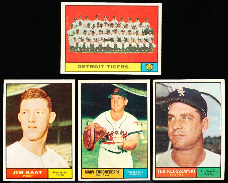 1961 Topps Bb- 4 Diff