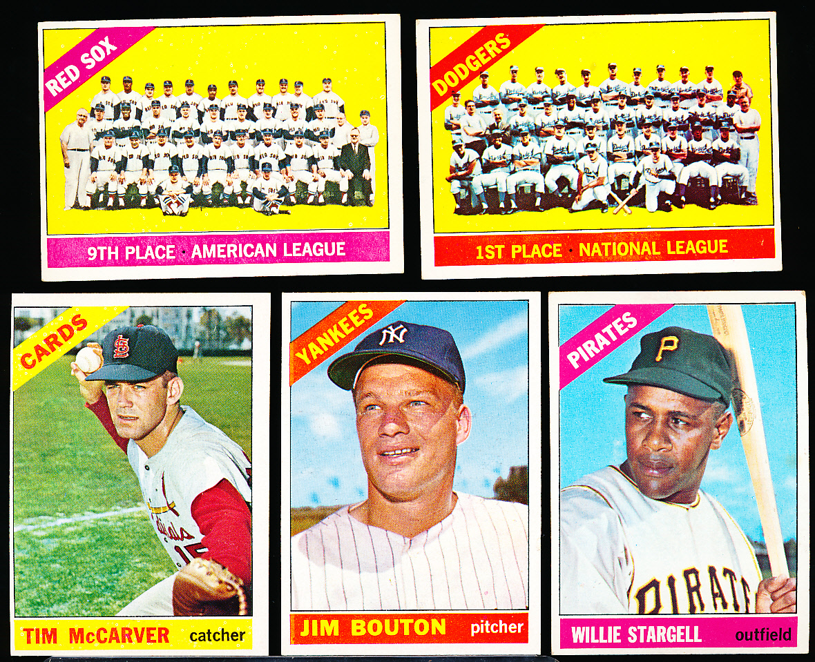 Lot Detail - 1966 Topps Baseball- 5 Diff