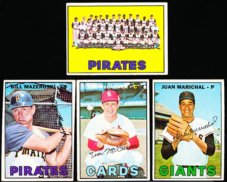 1967 Topps Bb- 4 Diff