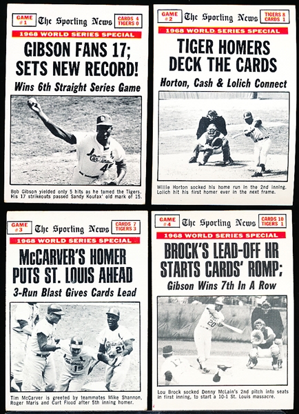 1969 Topps Bb- World Series Set of 8