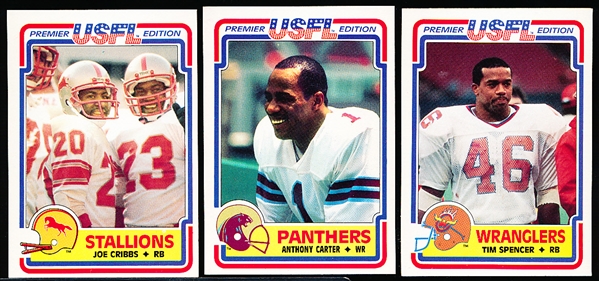 1984 Topps USFL Football- 64 Diff