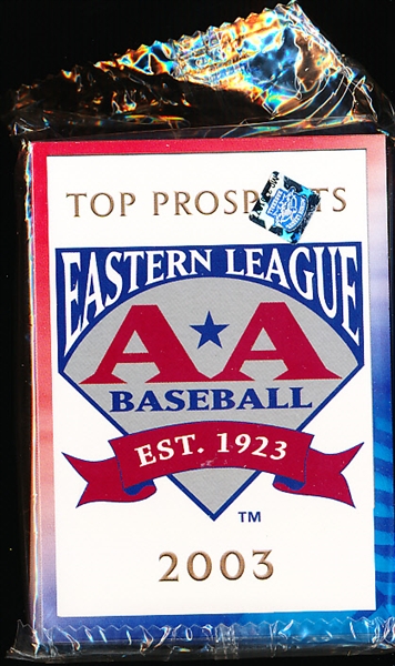 2003 Grandstand Eastern League AA MiLB Top Prospects- 2 Factory Sealed Sets of 31 Cards