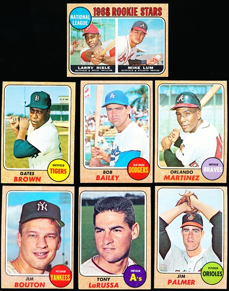 1968 Topps Bb- 7 Diff