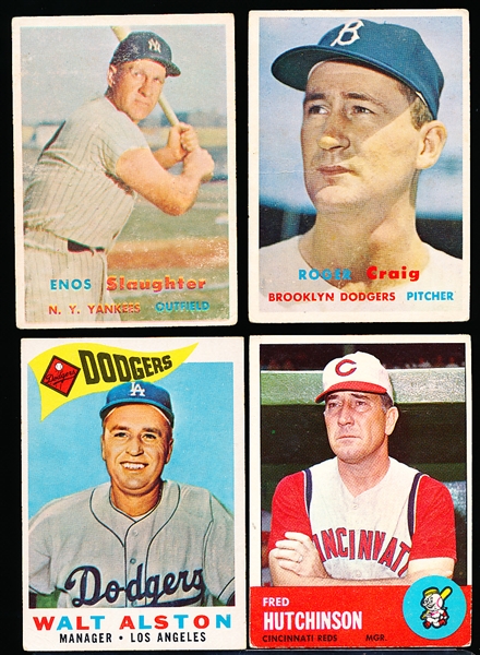 Four Baseball Cards