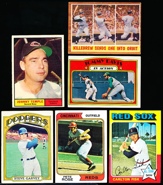 Six Baseball Cards