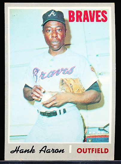 1970 Topps Bb- #500 Hank Aaron, Braves