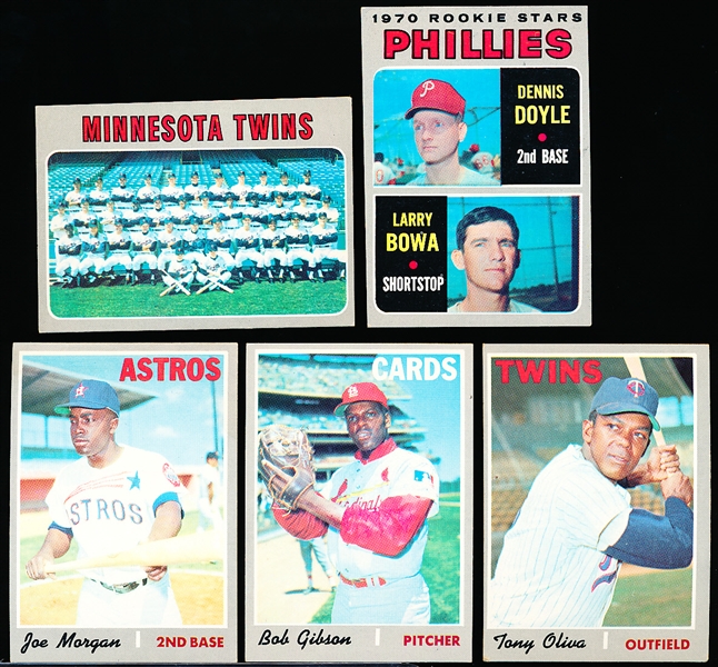 1970 Topps Bb- 5 Diff