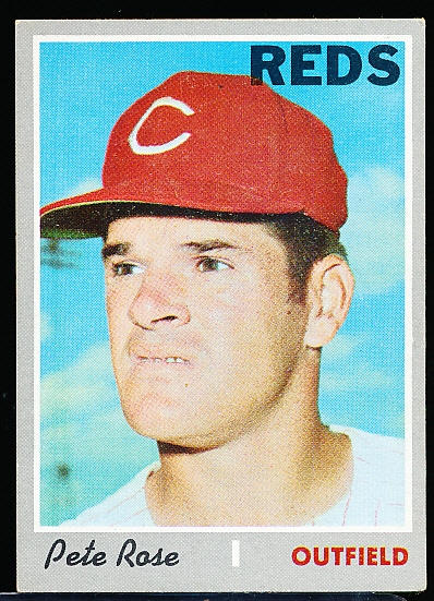 1970 Topps Bb- #580 Pete Rose, Reds