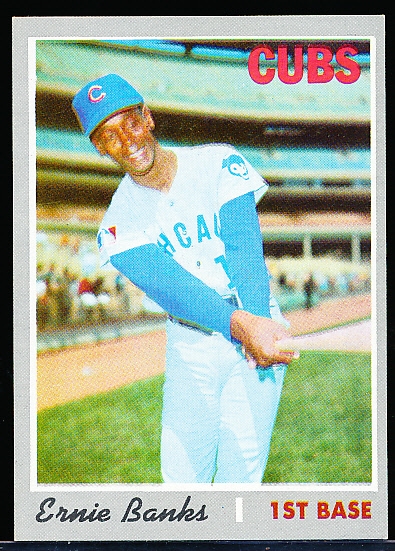 1970 Topps Bb- #630 Ernie Banks, Cubs