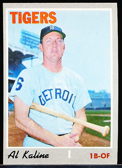 1970 Topps Bb- #640 Al Kaline, Tigers- Hi# 