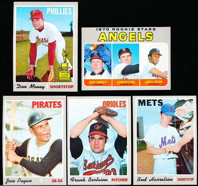 1970 Topps Bb- 5 Diff Hi#’s