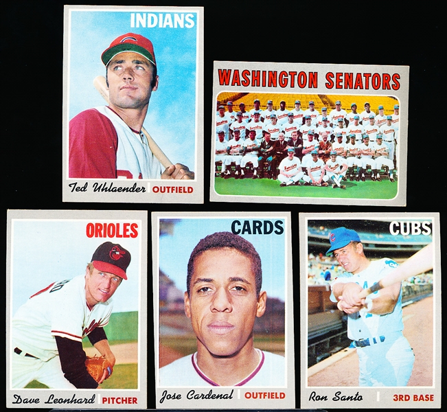 1970 Topps Bb- 5 Diff Hi#’s